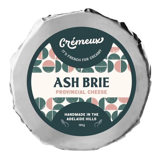 Cremeux Ash Brie Cheese 180g