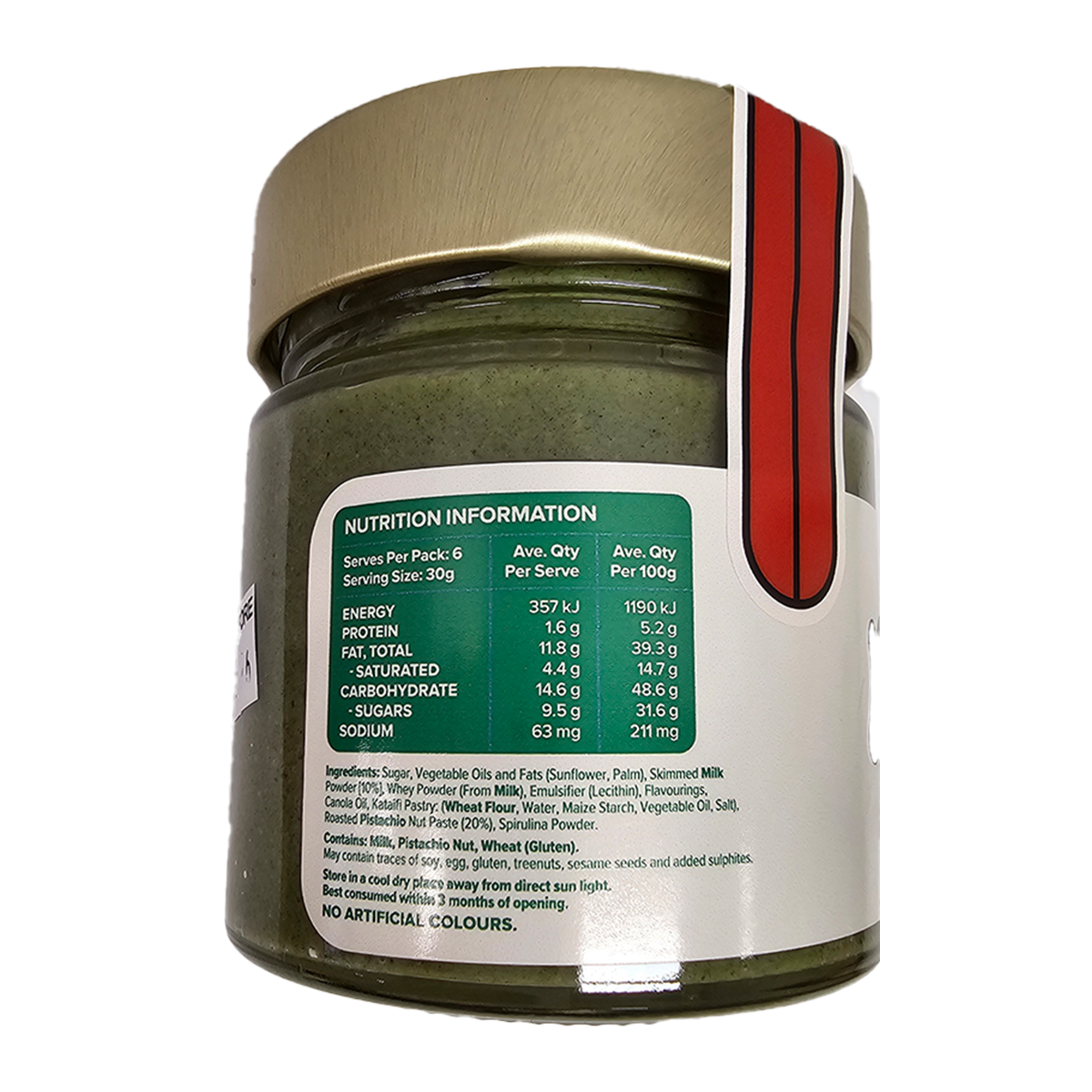 Nuttii Dubai Pistachio Spread 200g