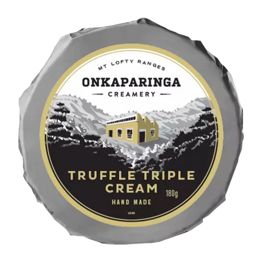 Onkaparinga Creamery Truffle Triple Cream Cheese 180g