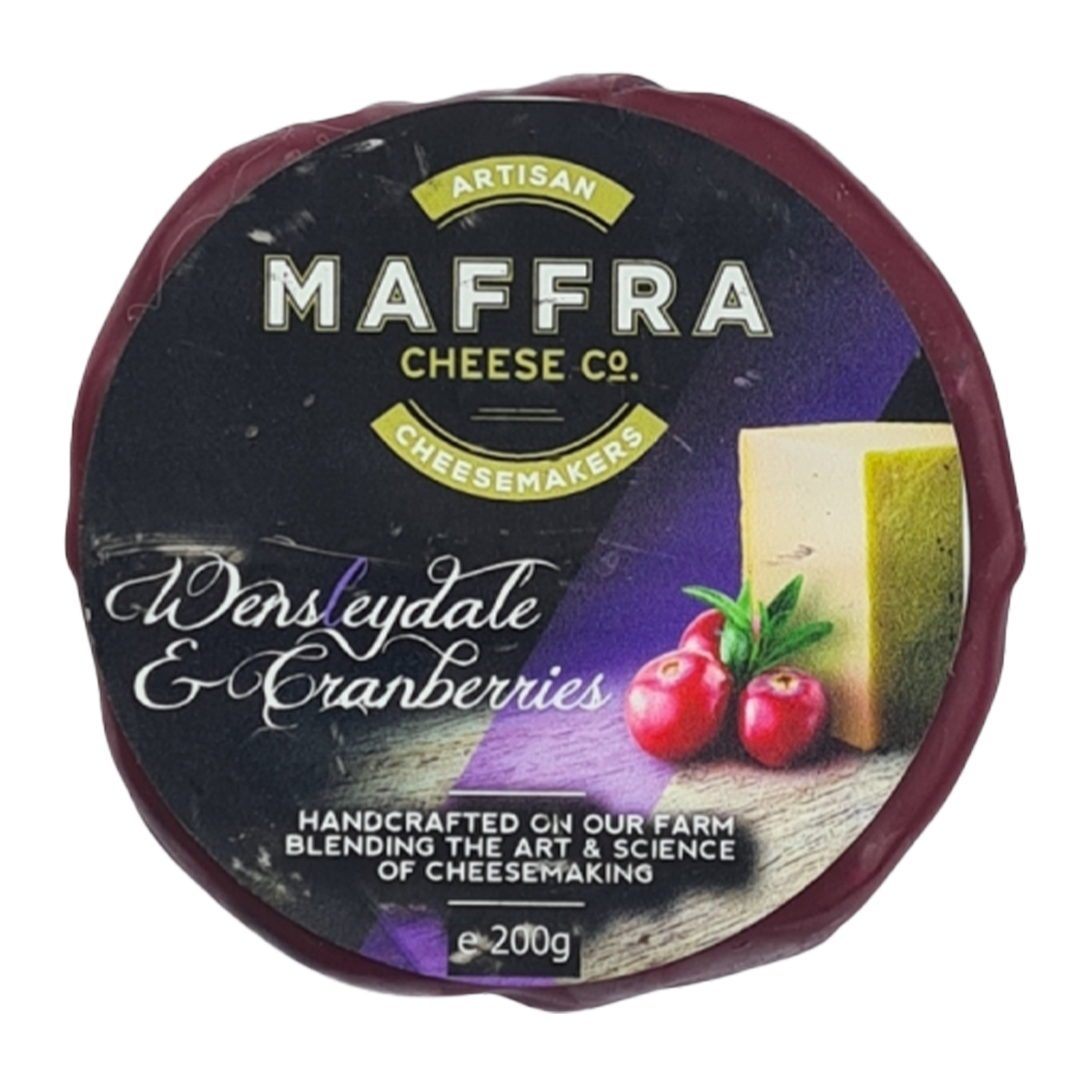 Maffra Wensleydale & Cranberries Cheese 200g