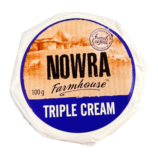 Nowra Farmhouse Triple Cream Brie Cheese 100g