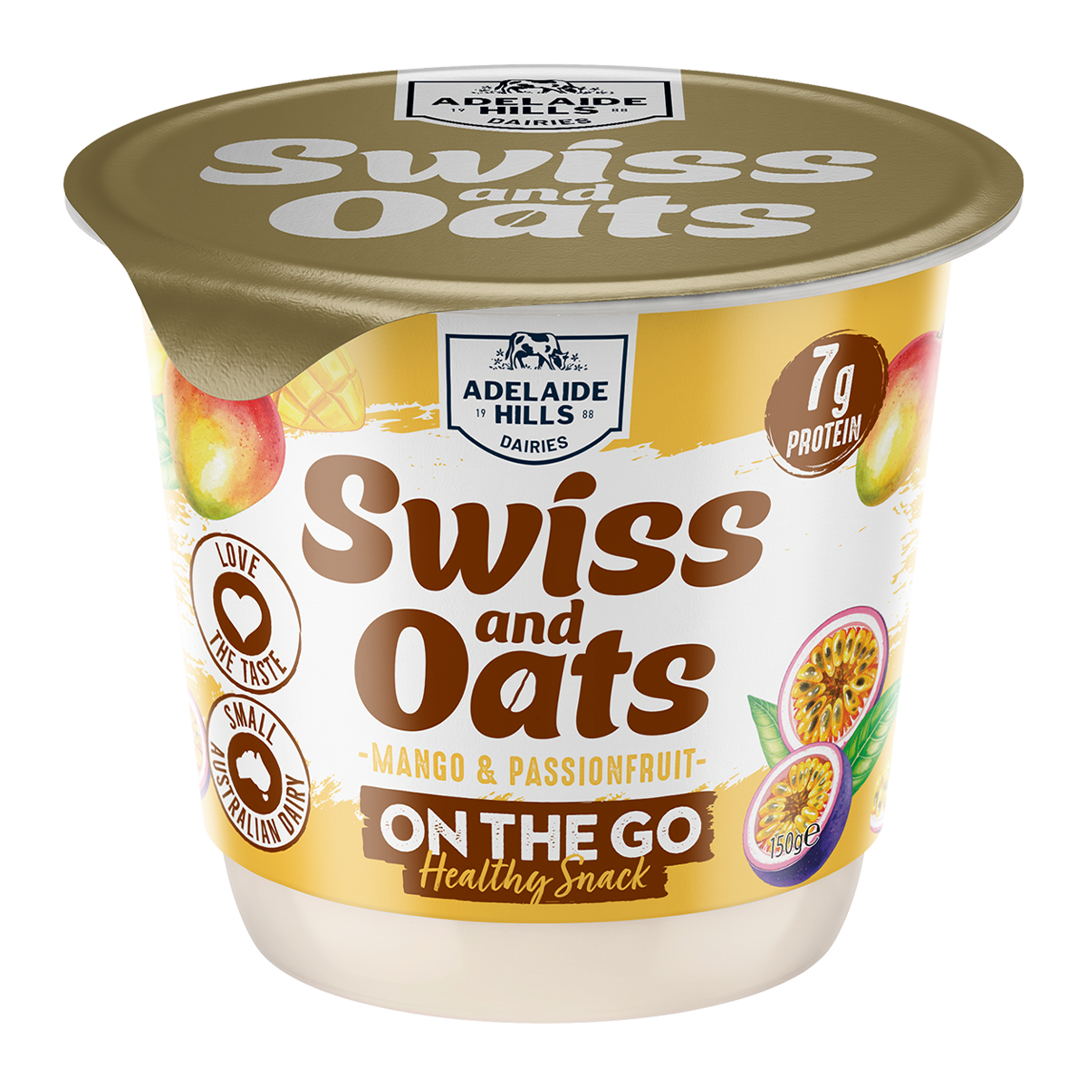 Swiss & Oats Yoghurt Mango & Passionfruit 150g