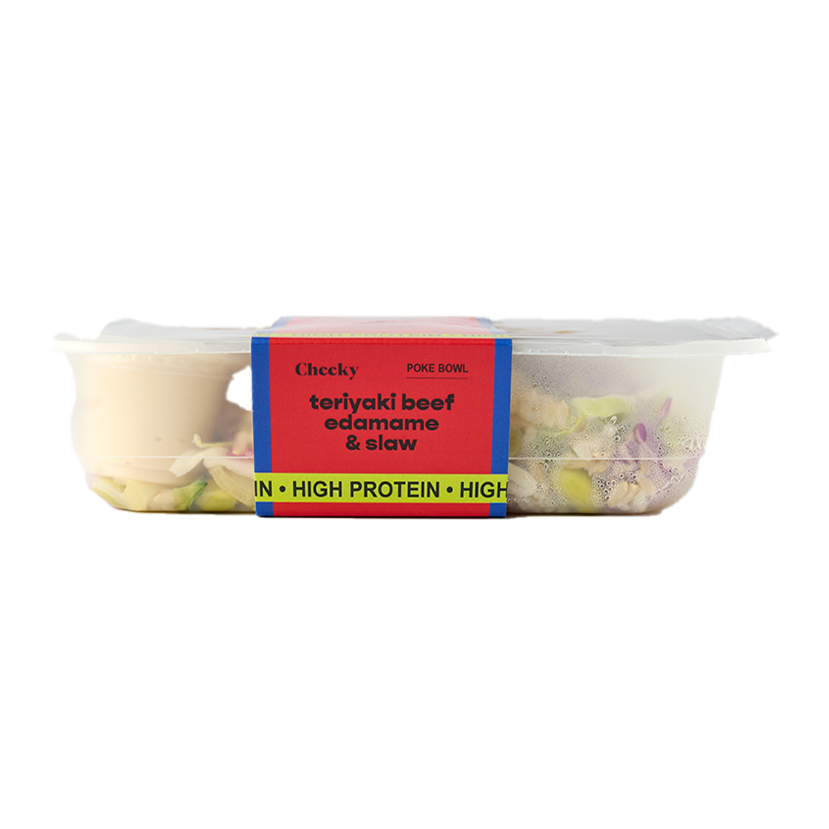 Cheeky Teriyaki Beef, Edamame & Slaw High Protein Bowl 350g