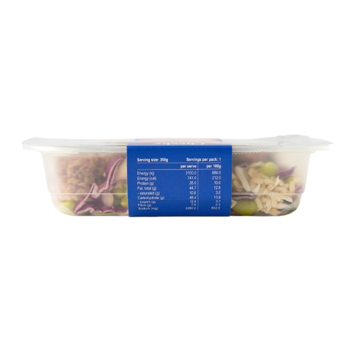 Cheeky Teriyaki Beef, Edamame & Slaw High Protein Bowl 350g