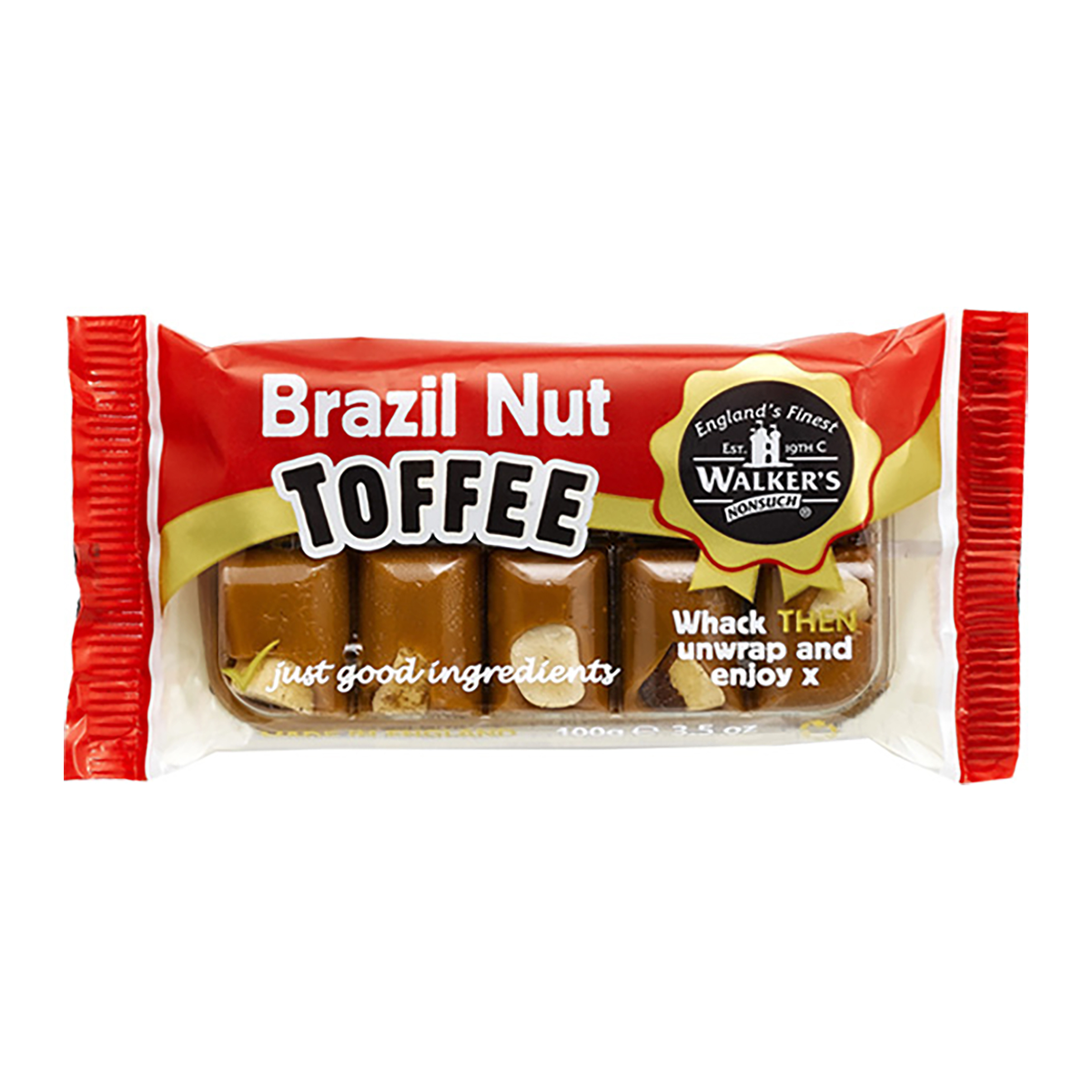 Walkers Brazil Nut Toffee 100g
