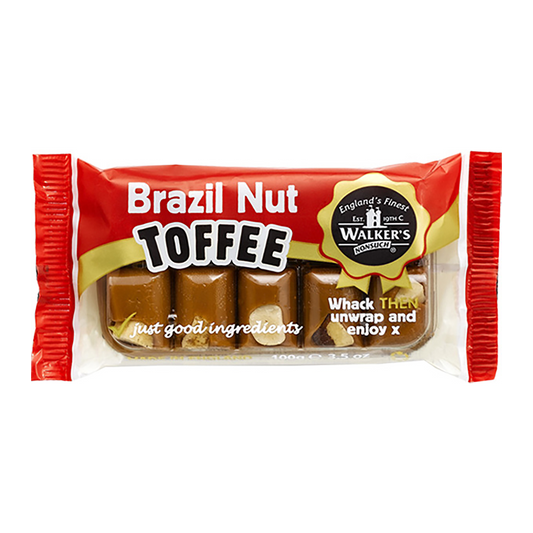 Walkers Brazil Nut Toffee 100g