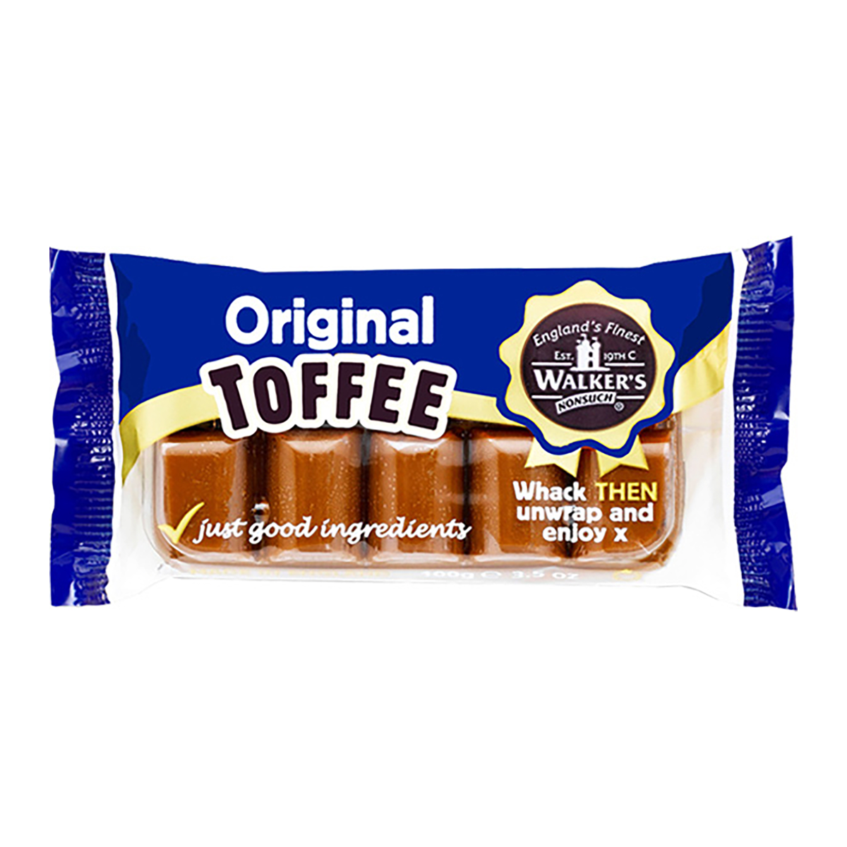 Walkers Original Toffee 100g