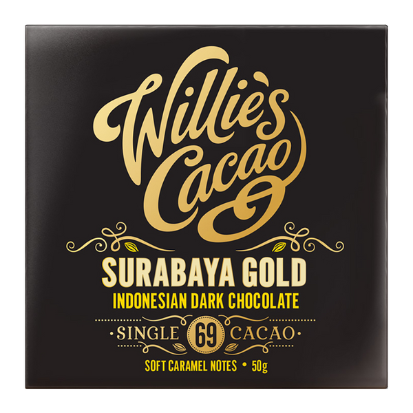 Willies Cocoa Indonesian Dark Chocolate 50g