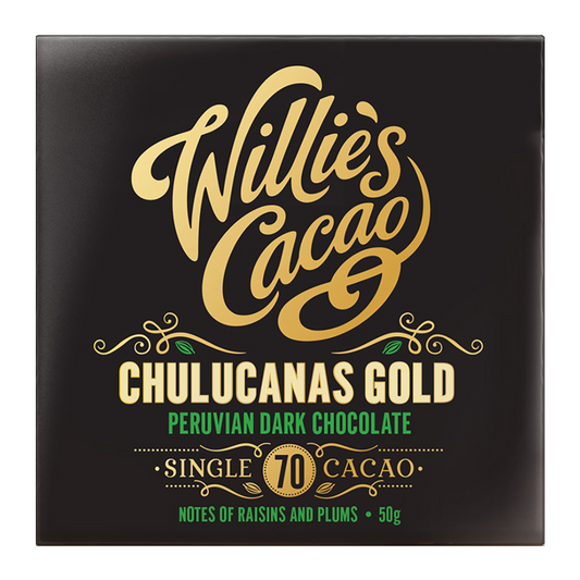 Willies Cocoa Peruvian Dark Chocolate 50g