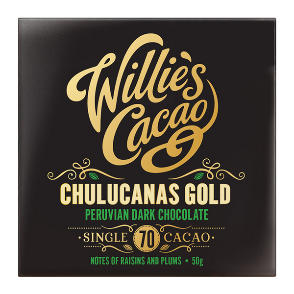 Willies Cocoa Peruvian Dark Chocolate 50g