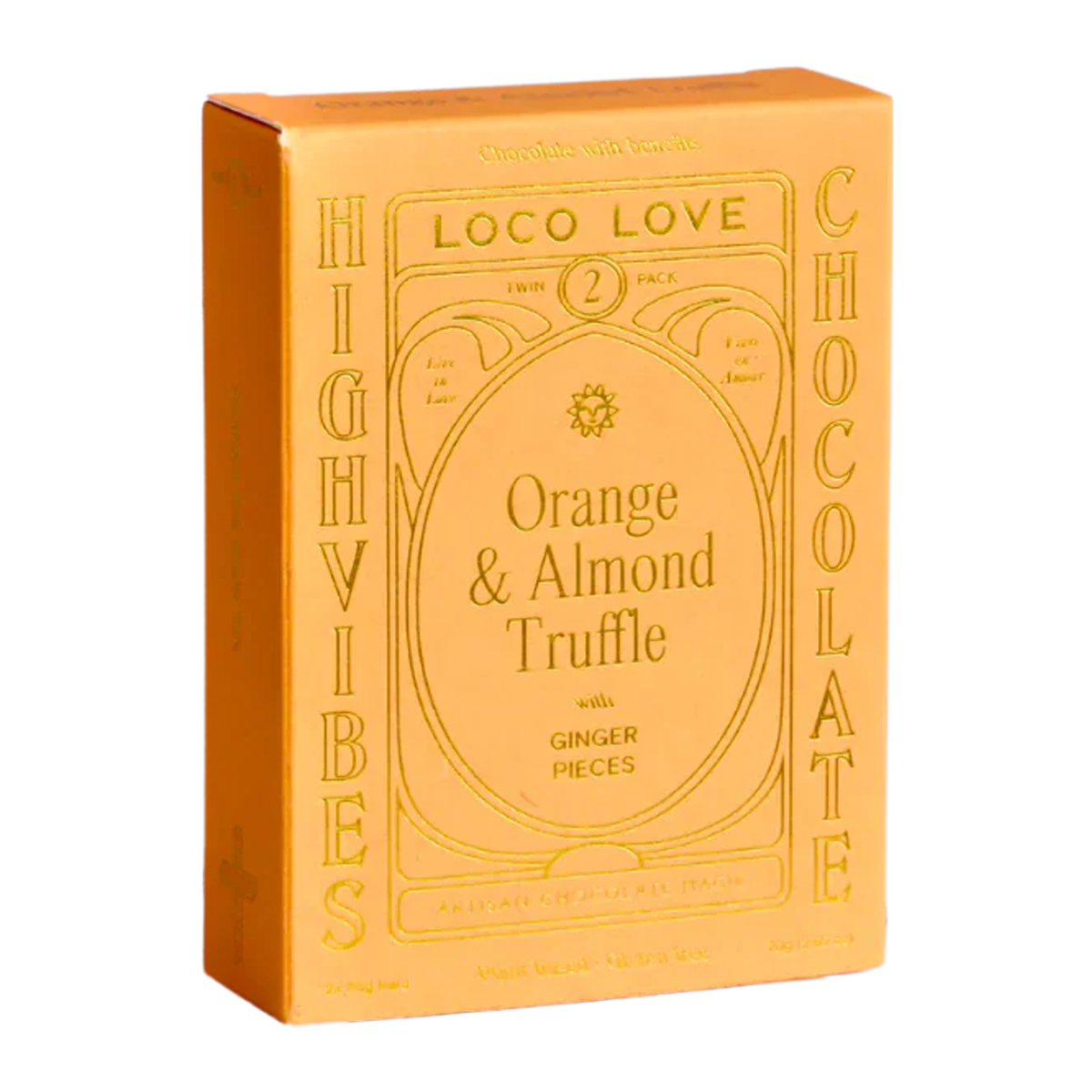 Loco Love Orange & Almond Truffle Twin 70g