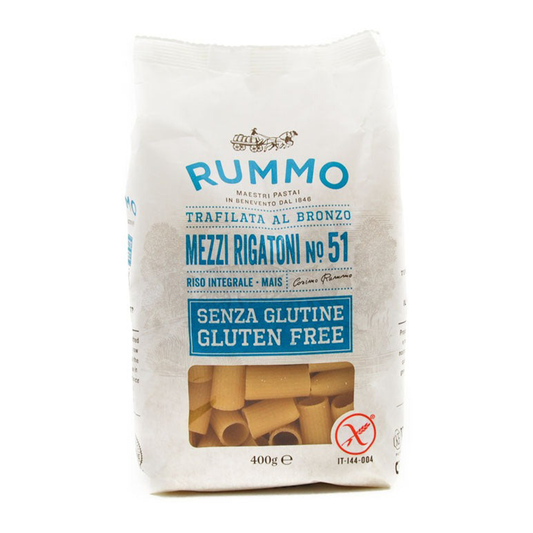 Rummo Glutten Free Mezzi Rigatoni Pasta #51 400g