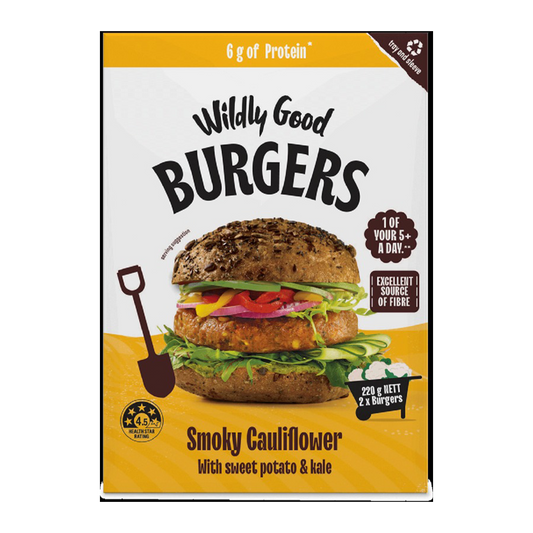 Wildly Good Veggie Cauliflower Burgers 220g