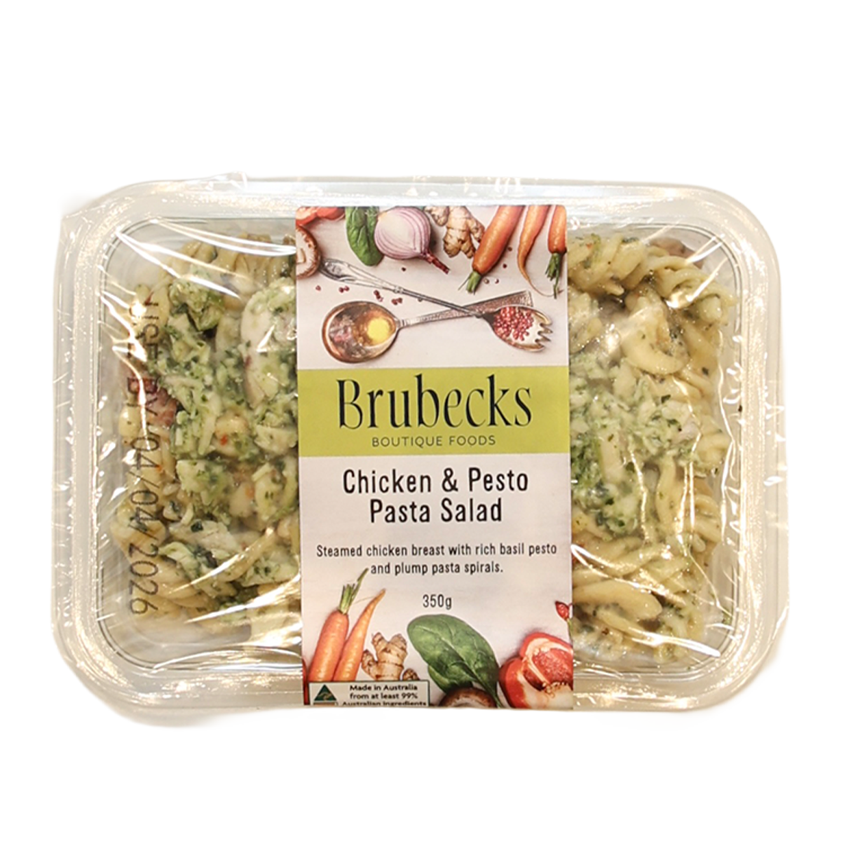 Brubecks Chicken and Pesto Pasta Salad 350g
