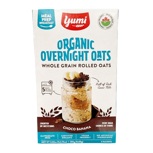Yumi Organic Overnight Oats Choco Banana 250g