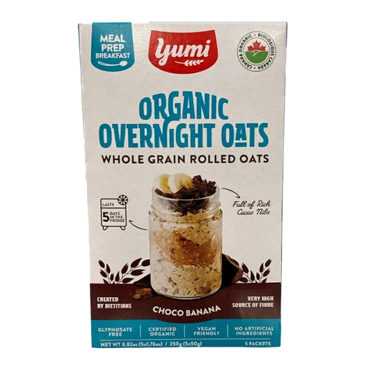 Yumi Organic Overnight Oats Choco Banana 250g