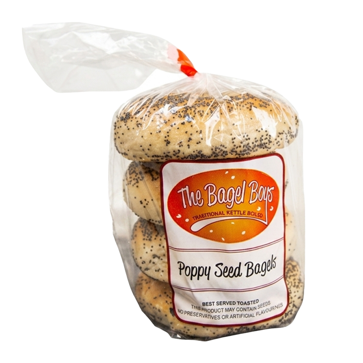 The Bagel Boys Poppy Seed Bagels x4 460g