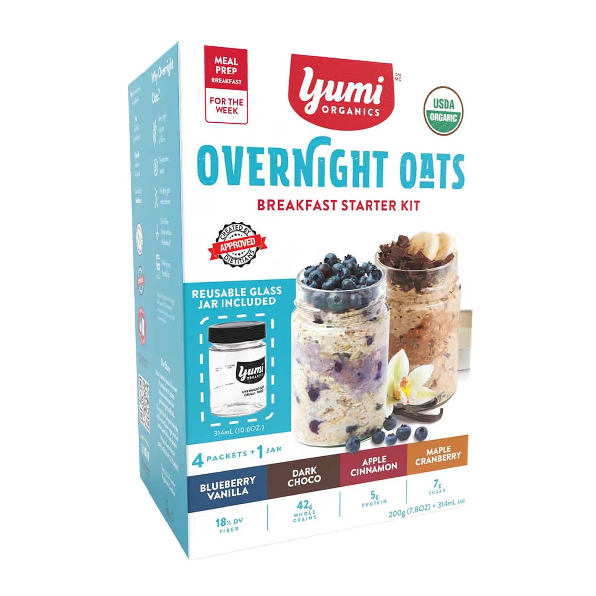 Yumi Organic Overnight Oats Breakfast Starter Kit 200g