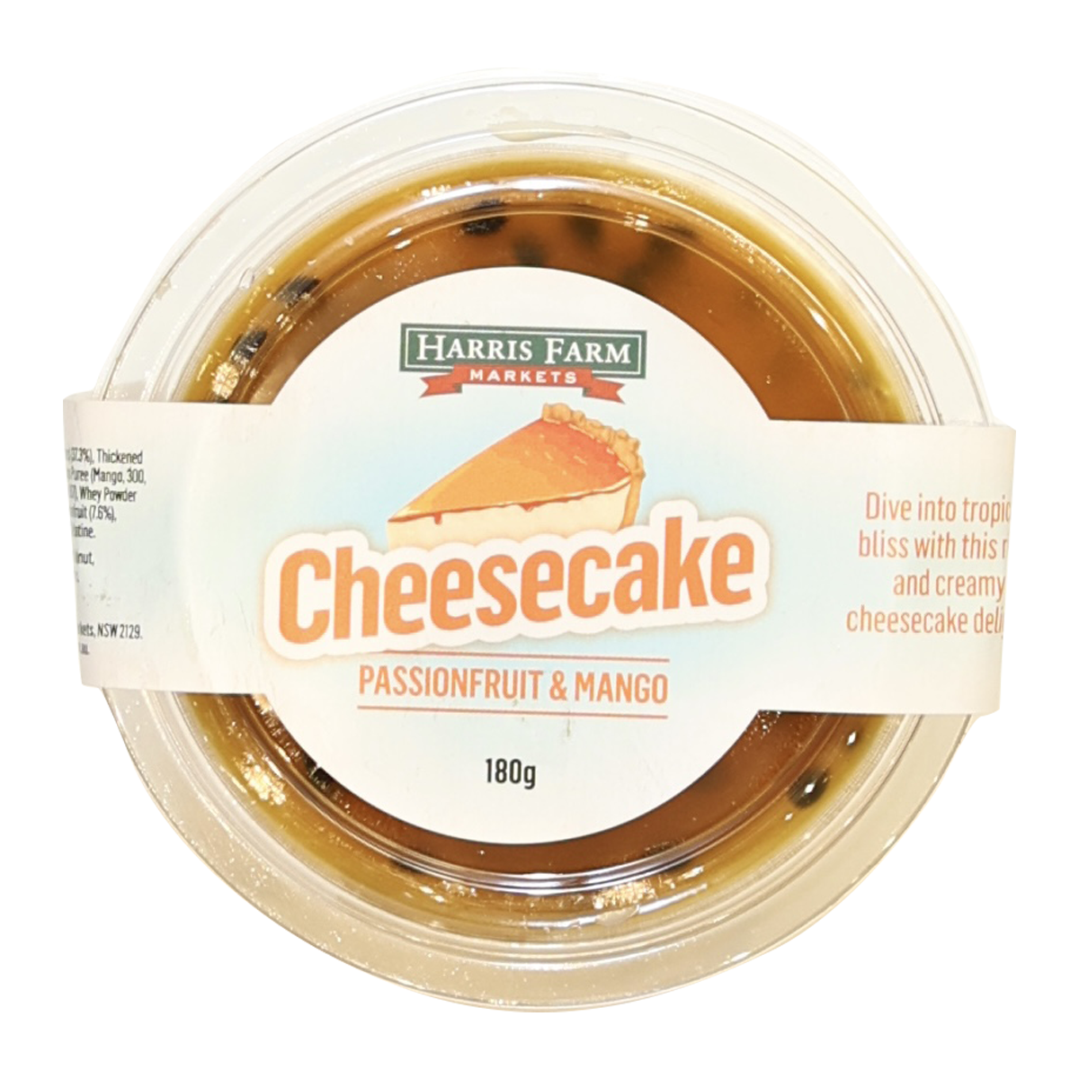 Harris Farm Pass & Mango Cheesecake 180g