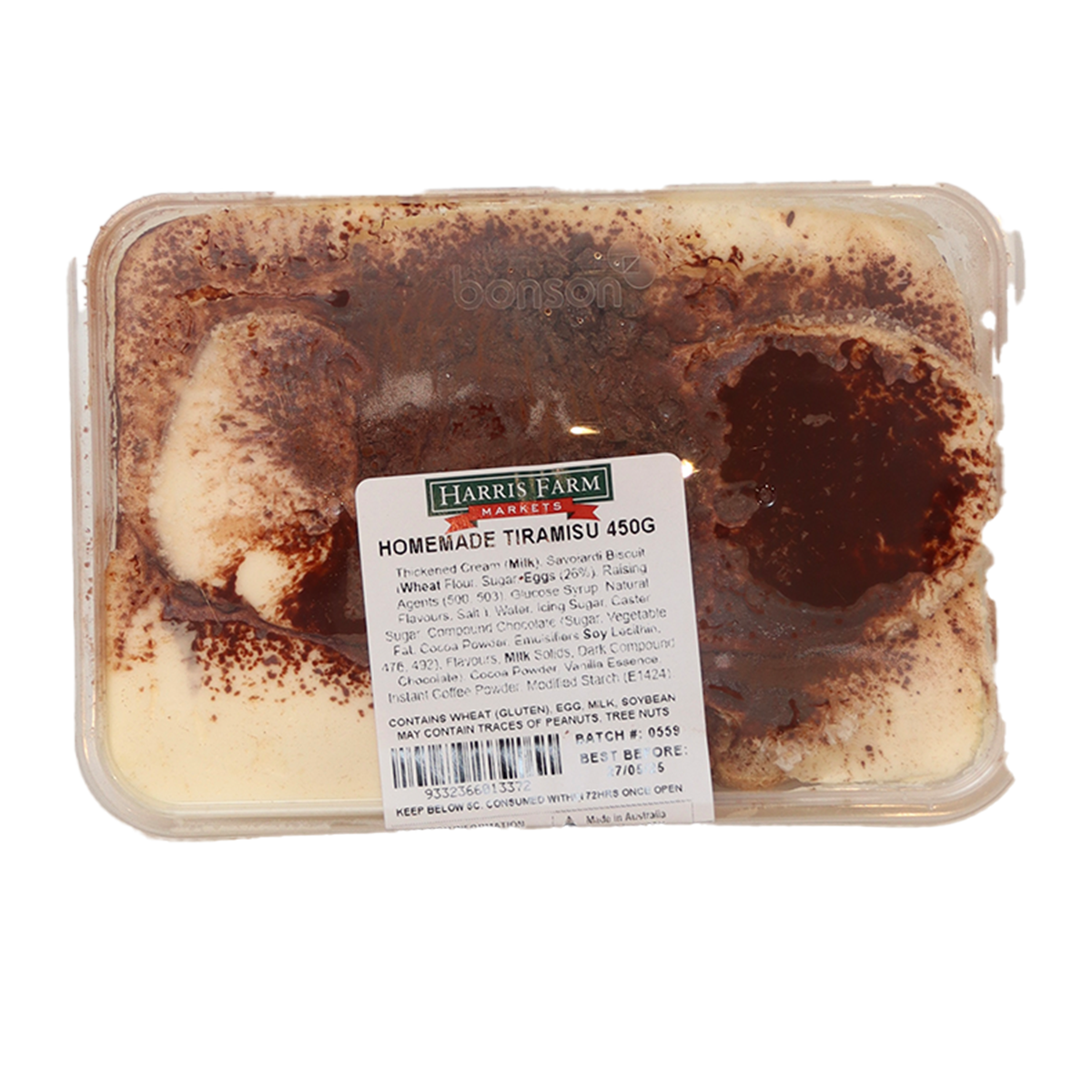 Harris Farm Homemade Tiramisu Family 450g