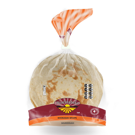 Healthy Bake Sourdough Khorasan Wraps 400g