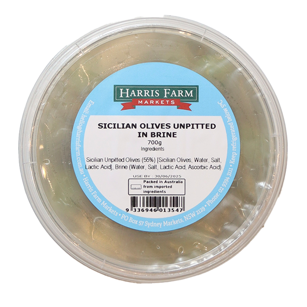 Harris Farm Sicilian Unpitted 700g