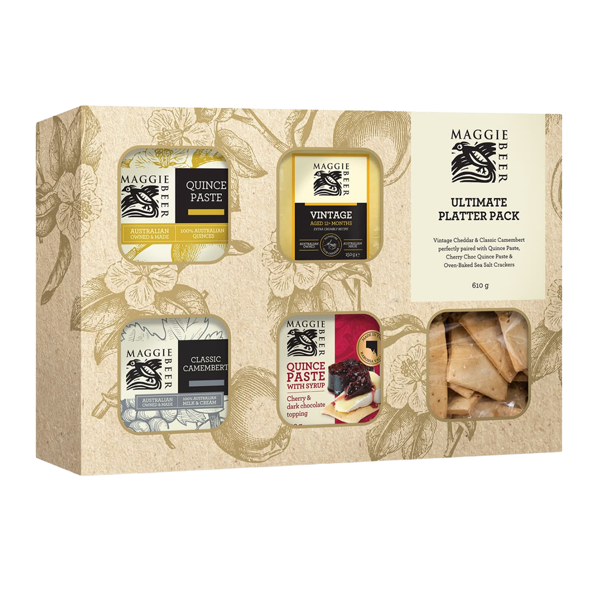 Maggie Beer Ultimate Cheese Platter Pack 610g