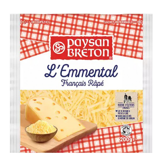 Paysan Breton Grated Emmental Cheese 200g