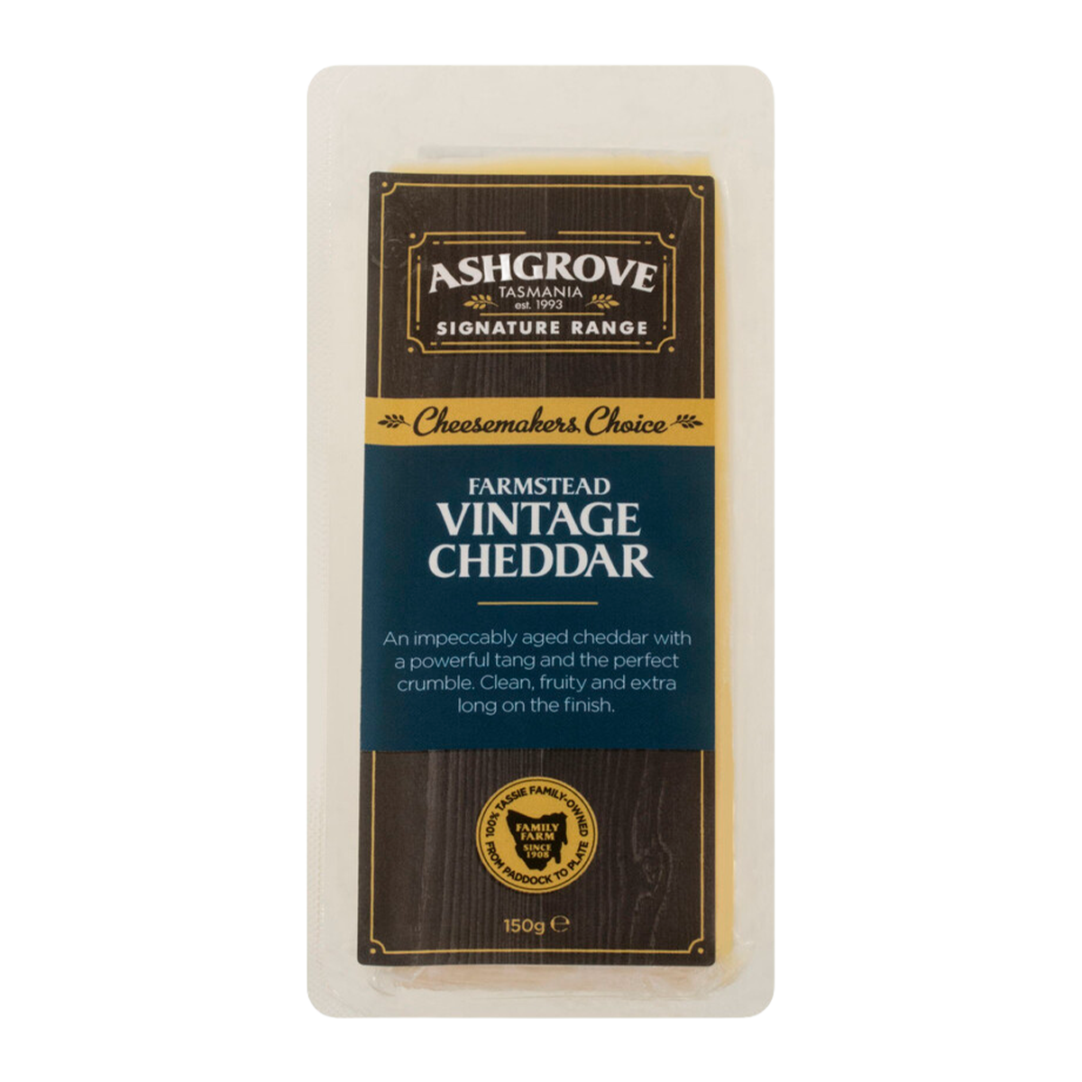 Ashgrove Vintage Cheddar Cheese 150g