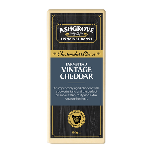 Ashgrove Farmstead Vintage Cheddar Cheese 150g