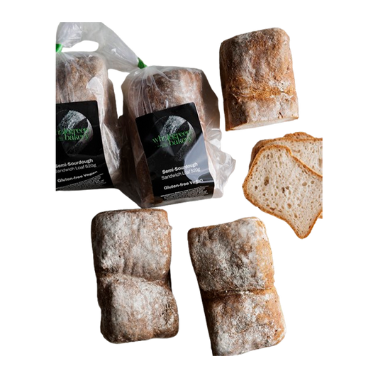 Wholegreen Bakery Gluten Free Semi-Sourdough Sandwich Loaf 520g
