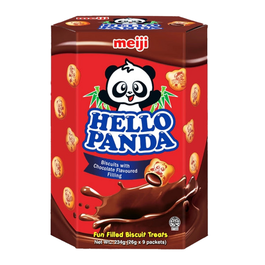 Meiji Hello Panda Chocolate Biscuits x9 234g