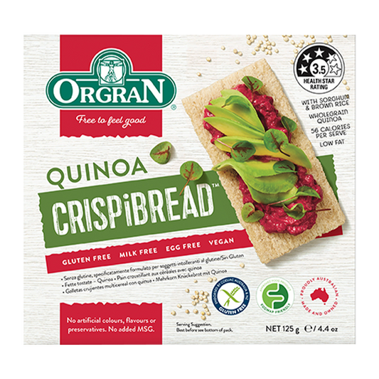 Orgran Quinoa Crispibread 125g