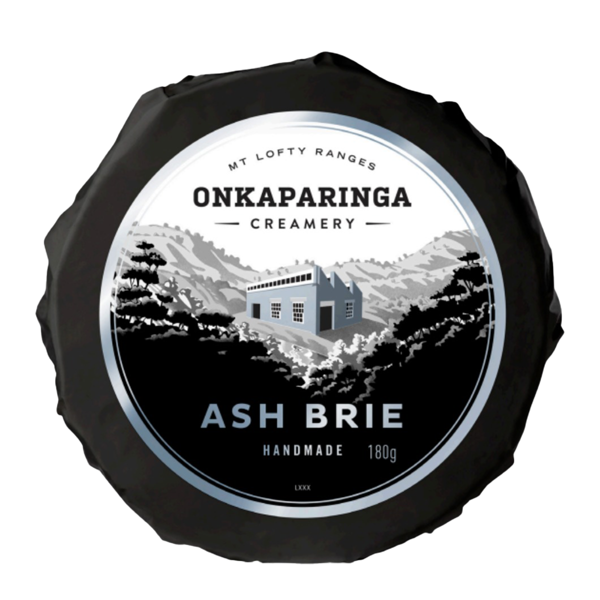 Onkaparinga Creamery Ash Brie Cheese 180g