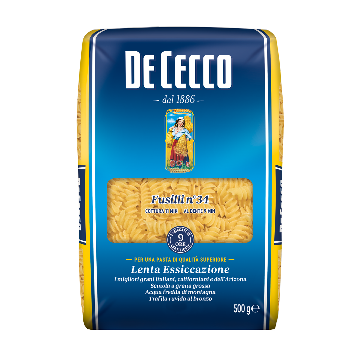De Cecco Pasta Fusilli 500g