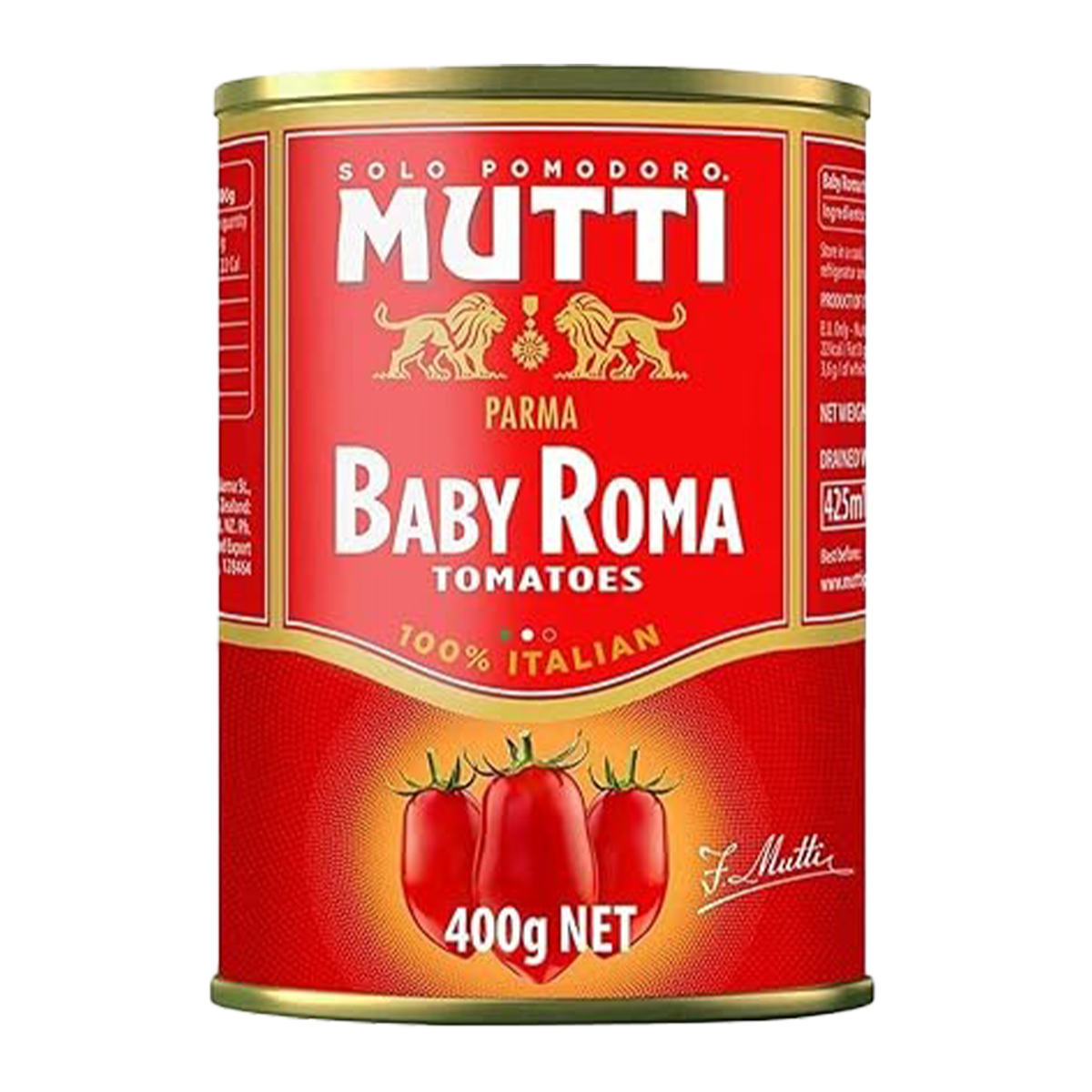 Mutti Baby Roma Tomatoes 400g