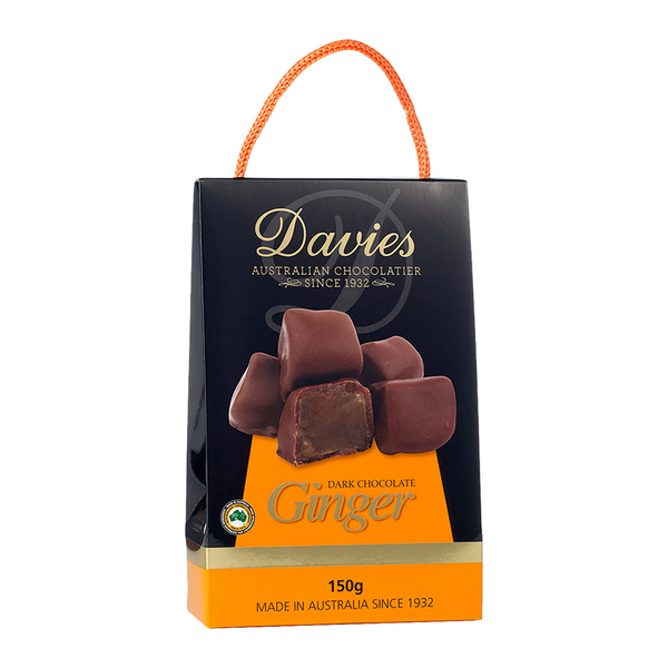 Davies Ginger Dark Chocolate 150g