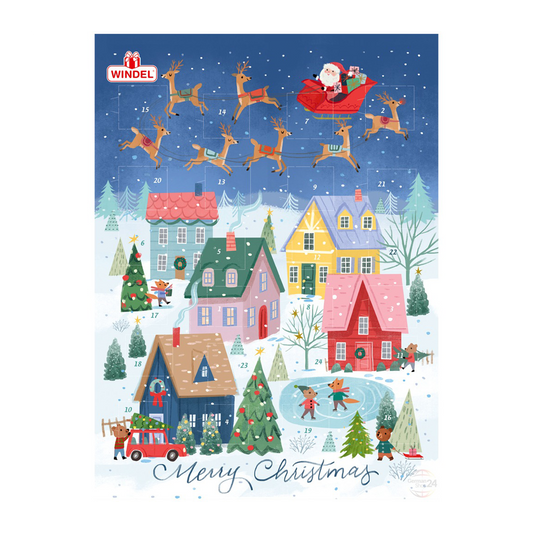 Windel Christmas Milk Chocolate Calendar 75g