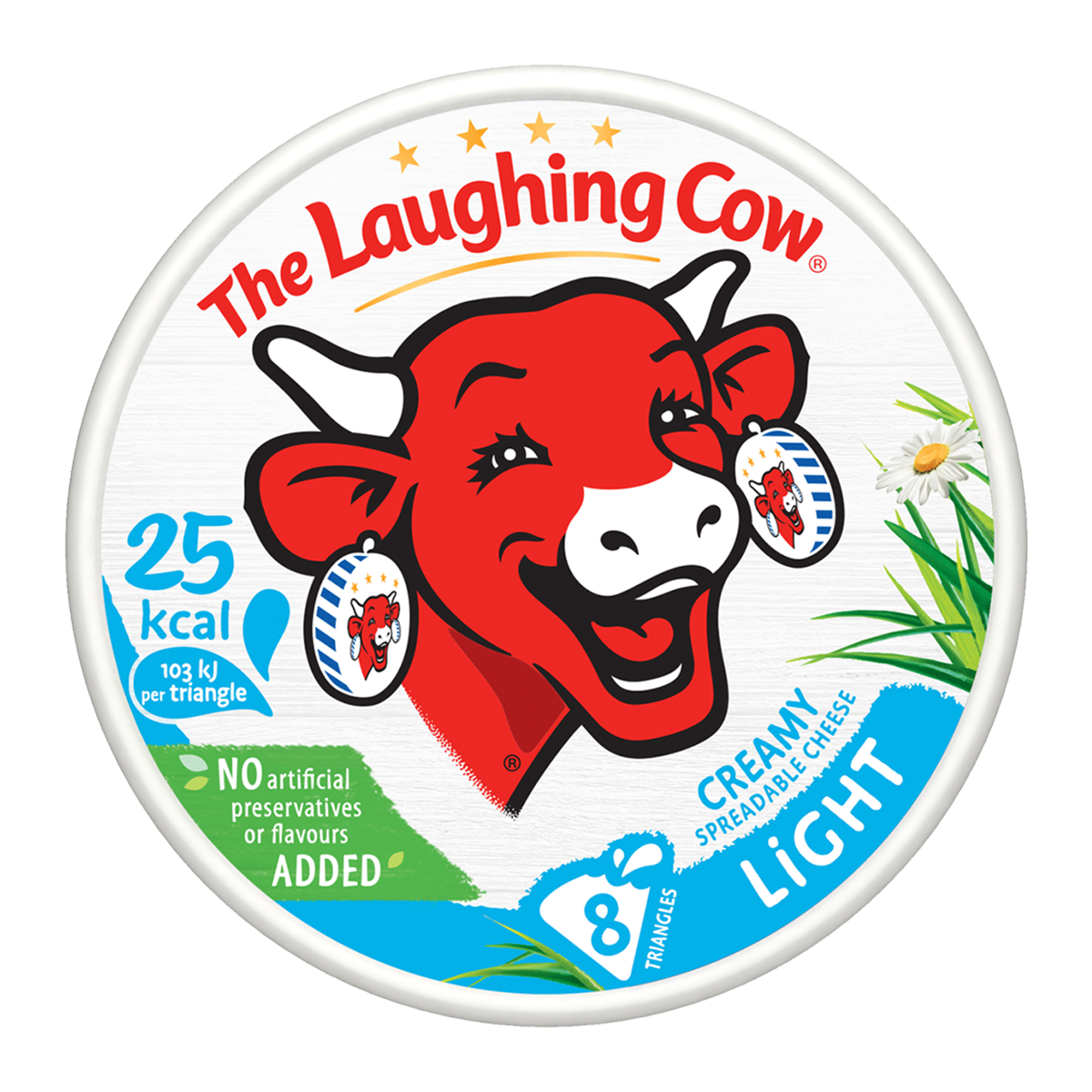 The Laughing Cow Light Cheese Triangles 133g
