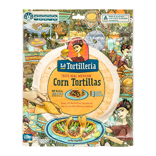 La Tortilleria Corn Tortillas Gluten Free 220g