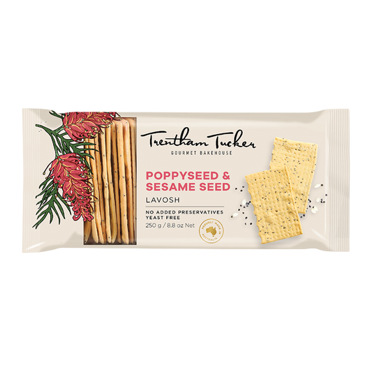 Trentham Tucker Poppyseed and Sesame Lavosh 250g