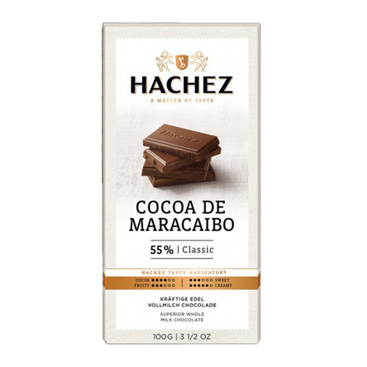 Hachez Maracaib 55% Cocoa Milk Chocolate 100g