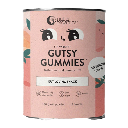 Nutra Organics Strawberry Gutsy Gummies 150g