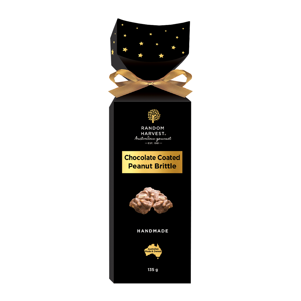 Random Harvest Chocolate Coated Peanut Brittle 135g