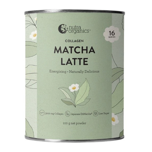 Nutra Organics Matcha Latte Collagen 100g