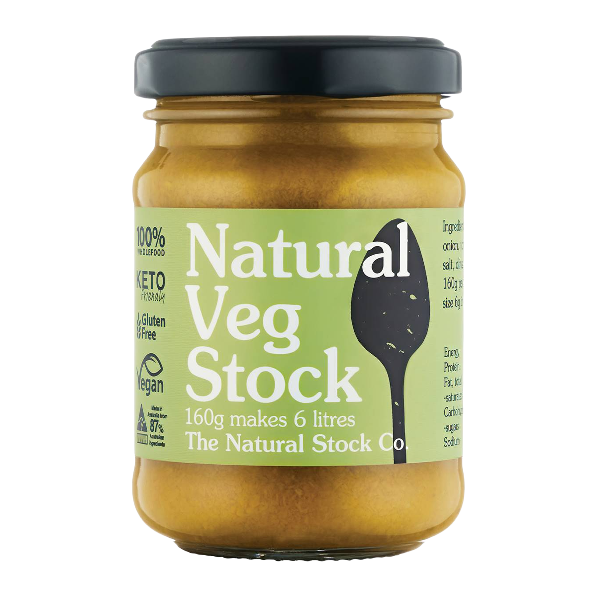 The Natural Stock Co. Natural Veg Stock Concentrate 160g