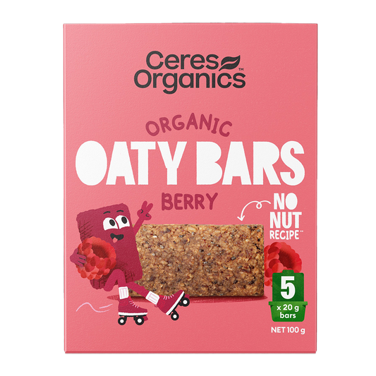 Ceres Organics Oaty Bars Berry x5 100g