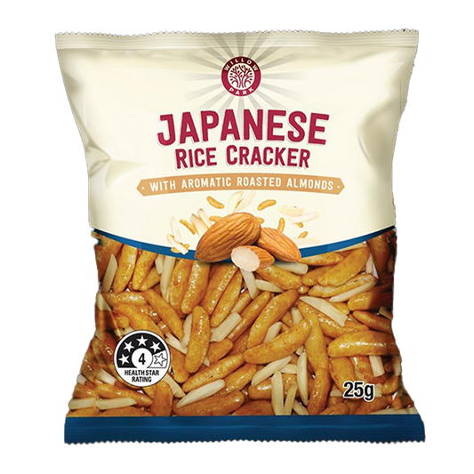 The Market Grocer Japanese Rice Cracker Almond 150g