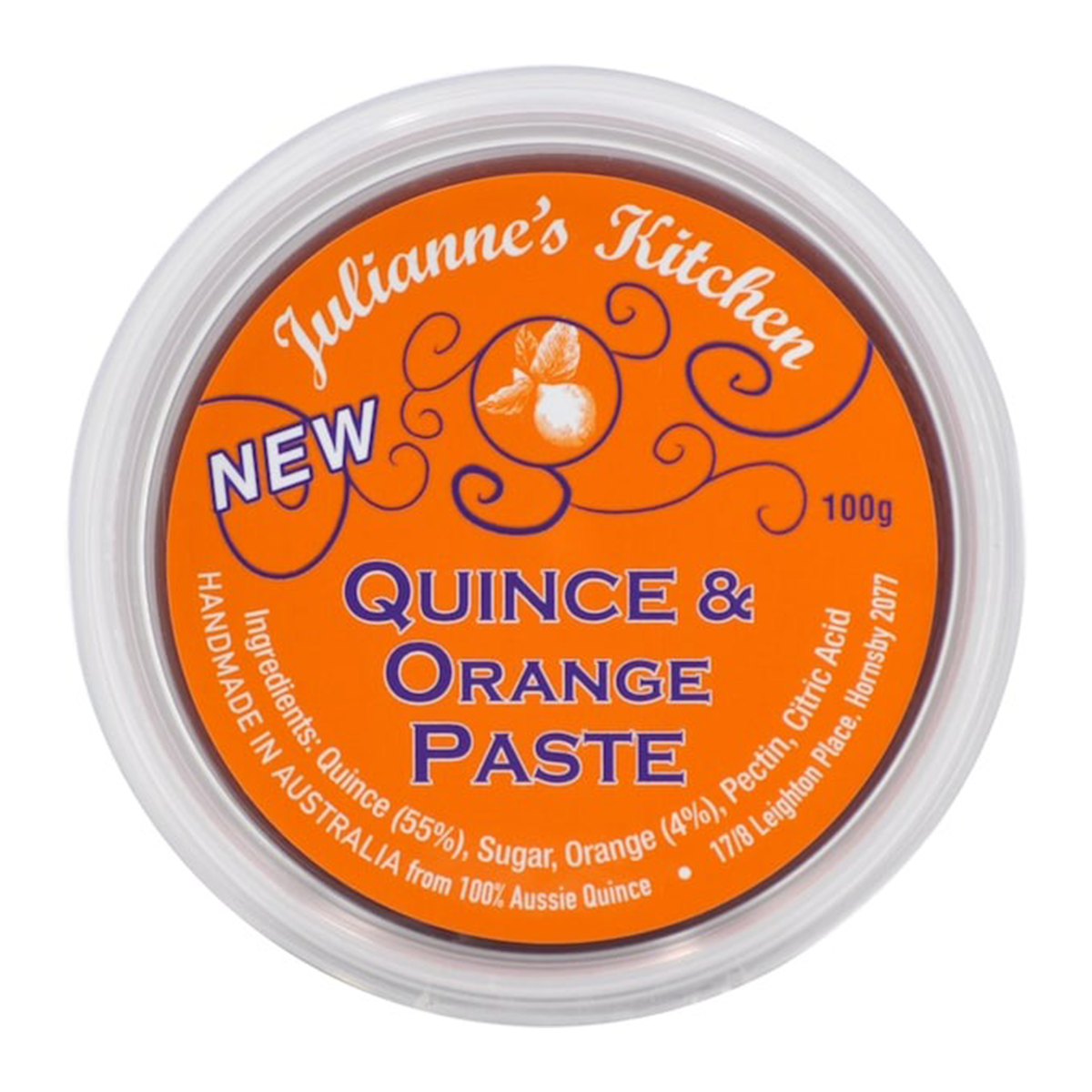 Julianne's Kitchen Quince & Orange Paste 100g