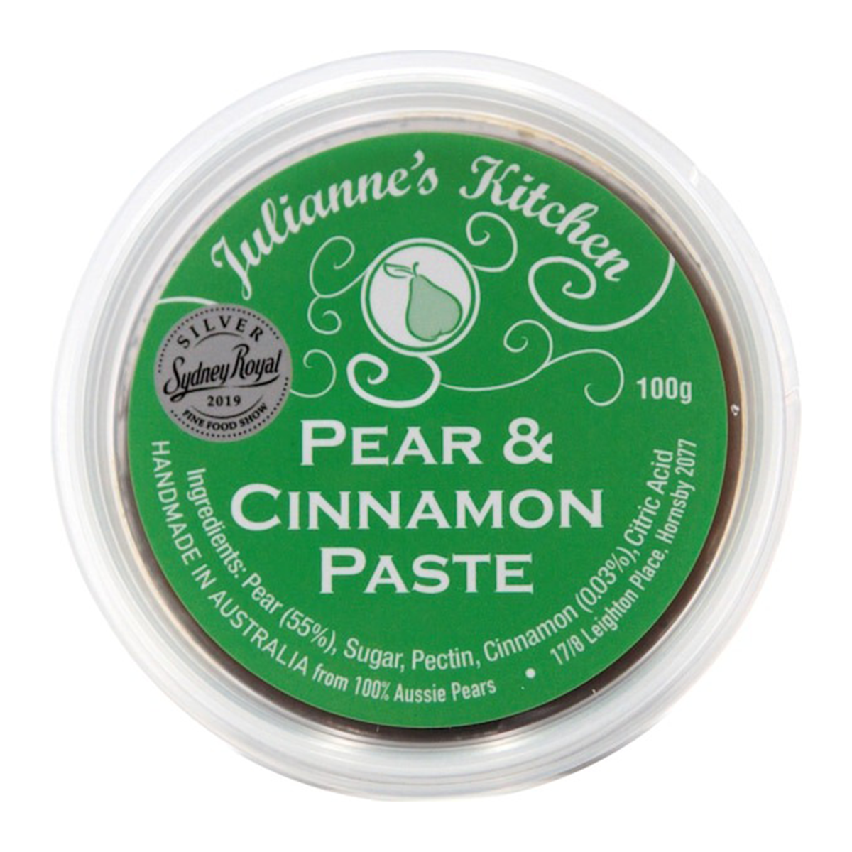 Julianne's Kitchen Pear & Cinnamon Paste 100g